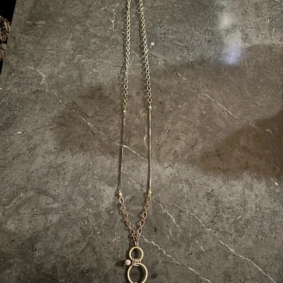 Lia Sophia Multi Tones of Chain necklace - Picture 2 of 6